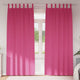 Vidaxl zwart-out gordijnen met ringen 2 st felroze 260 x 140 cm