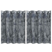 Vidaxl velvet gordijnen 2 st zilvergrijs 140 x 140 cm fluweel - afbeelding 2
