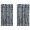 Vidaxl velvet gordijnen 2 pcs zilvergrijs 175 x 140 cm fluweel