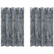 Vidaxl velvet gordijnen 2 st zilvergrijs 175 x 140 cm fluweel