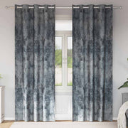 Vidaxl velvet gordijnen 2 st zilvergrijs 260 x 140 cm fluweel - afbeelding 1