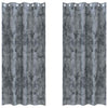 Vidaxl velvet gordijnen 2 pcs zilvergrijs 260 x 140 cm fluweel