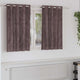 Vidaxl velvet gordijnen 2 st bruin 140 x 140 cm fluweel