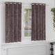 Vidaxl velvet gordijnen 2 st bruin 175 x 140 cm fluweel