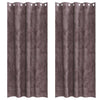 Vidaxl velvet gordijnen met gordijnen 2 pcs bruin 245 x 140 cm fluweel