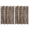 Vidaxl velvet gordijnen 2 pcs cappuccino 140 x 140 cm fluweel