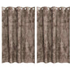 Vidaxl velvet gordijnen 2 pcs cappuccino 175 x 140 cm fluweel