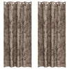 Vidaxl velvet gordijnen 2 pcs cappuccino 260 x 140 cm fluweel