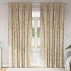 Vidaxl velvet gordijnen met gordijnen 2 pcs crème 245 x 140 cm fluweel
