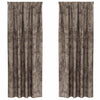 Vidaxl velvet gordijnen 2 pcs cappuccino 225 x 140 cm fluweel