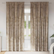 Vidaxl velvet gordijnen 2 st champagne 225 x 140 cm fluweel - afbeelding 1