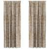 Vidaxl velvet gordijnen 2 pcs champagne 260 x 140 cm fluweel