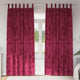 Vidaxl velvet gordijnen 2 st wijnrood 260 x 140 cm fluweel