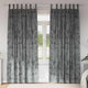 Vidaxl velvet gordijnen 2 st grijs 225 x 140 cm fluweel