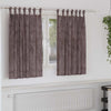 Vidaxl velvet gordijnen met gordijnen 2 pcs bruin 140 x 140 cm fluweel