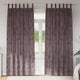 Vidaxl velvet gordijnen 2 st bruin 245 x 140 cm fluweel