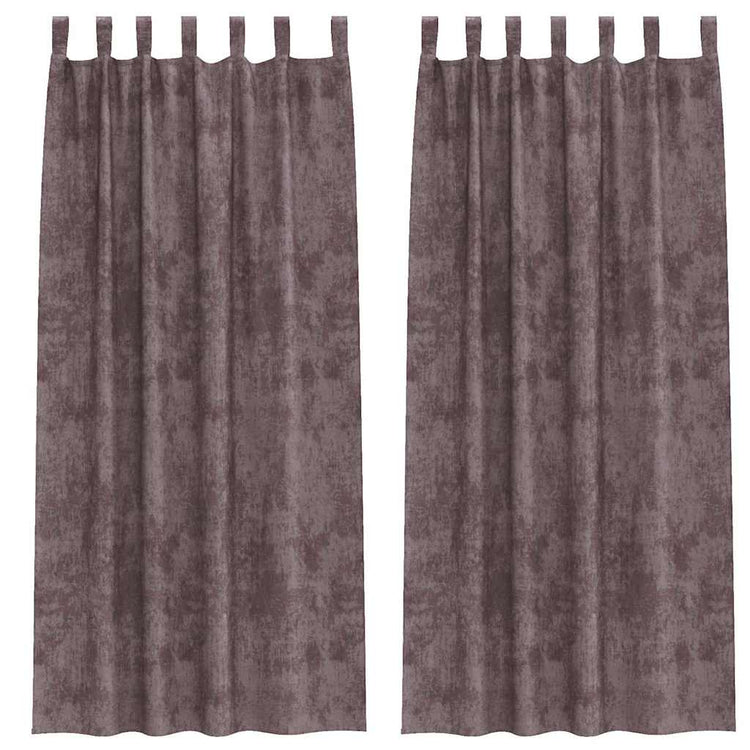 Vidaxl velvet gordijnen 2 st bruin 260 x 140 cm fluweel