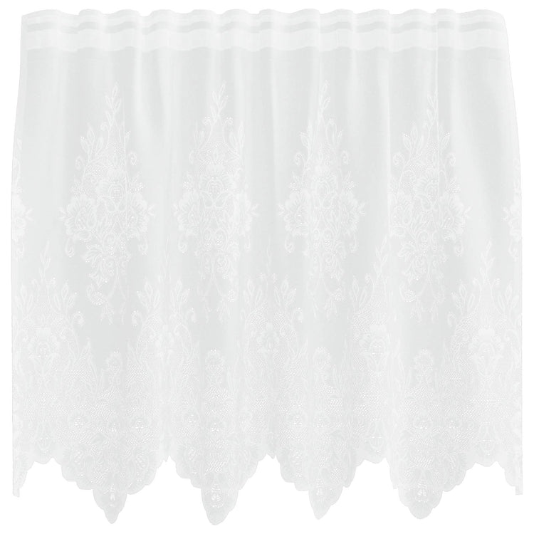 Vidaxl kantgordijn wit 80 x 150 cm polyester