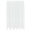 Vidaxl kantgordijn met gordijnen wit 150 x 160 cm polyester
