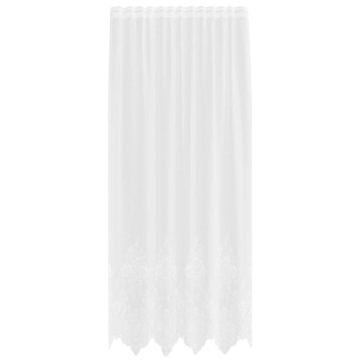 Vidaxl kantgordijn met gordijnen wit 150 x 240 cm polyester