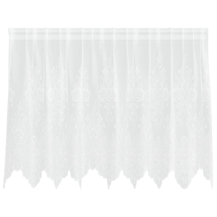 Vidaxl kantgordijn wit 80 x 200 cm polyester