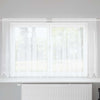Vidaxl kantgordijn met gordijnen bloemen wit 140 x 200 cm polyester