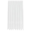 Vidaxl kantgordijn met gordijnen bloemen wit 245 x 200 cm polyester