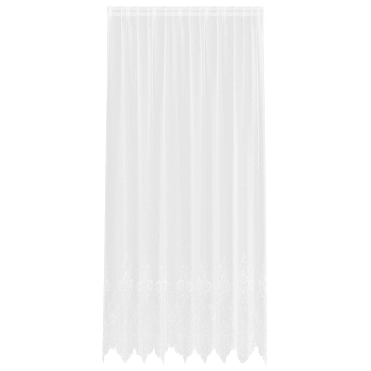 Vidaxl kantgordijn wit 280 x 200 cm polyester