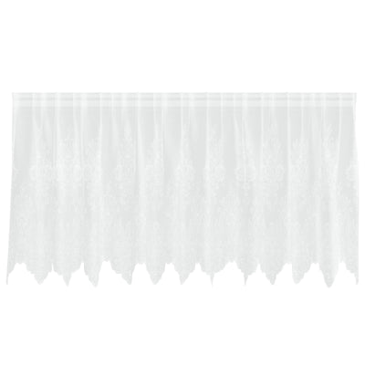 Vidaxl kantgordijn wit 120 x 300 cm polyester
