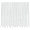Vidaxl kantgordijn met gordijnen bloemen wit 160 x 300 cm polyester