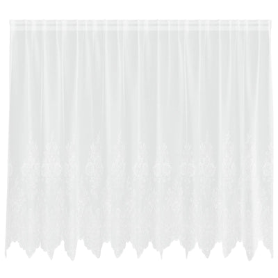 Vidaxl kantgordijn wit 180 x 300 cm polyester
