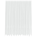 Vidaxl kantgordijn wit 245x300cm polyester - afbeelding 2