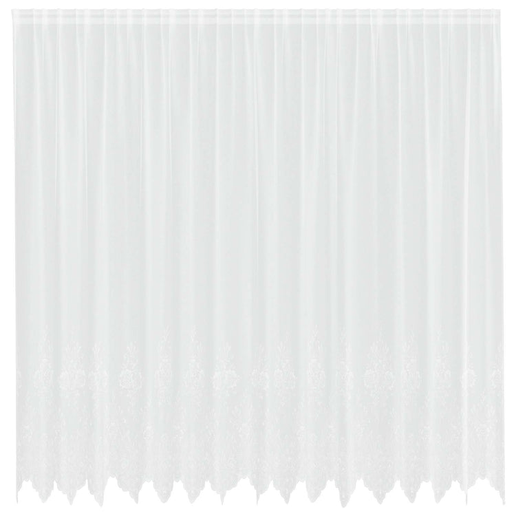 Vidaxl kantgordijn wit 200 x 400 cm polyester
