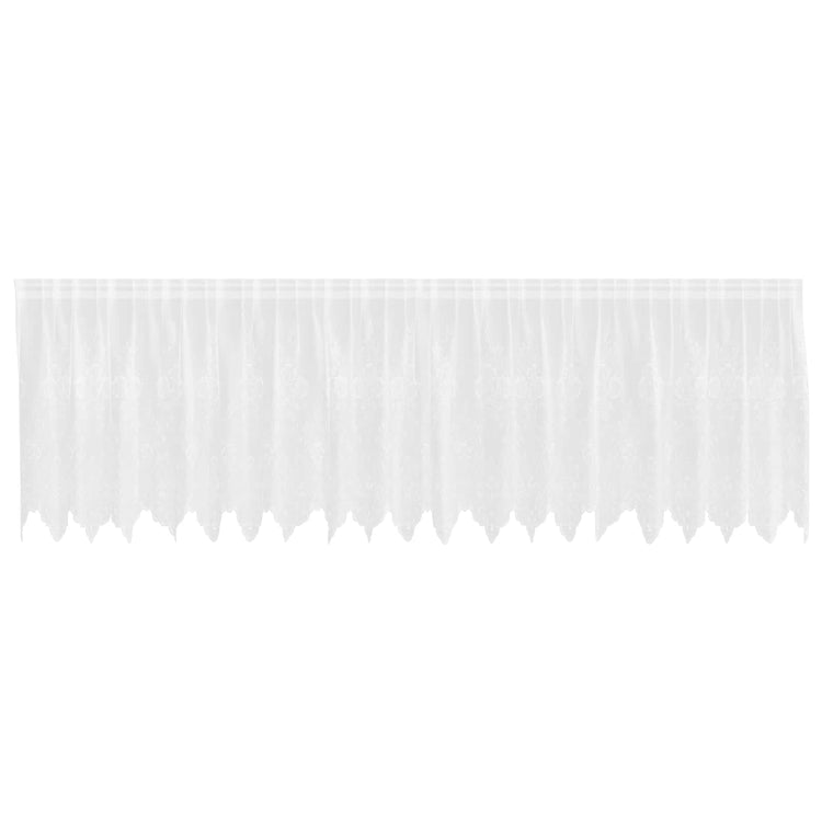 Vidaxl kantgordijn wit 80 x 500 cm polyester