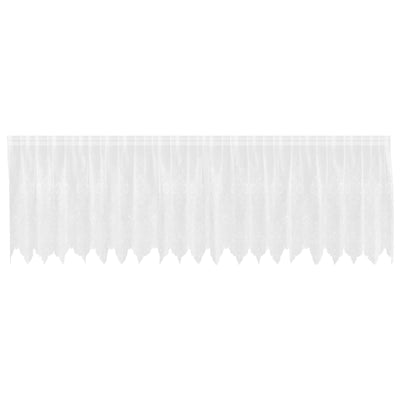 Vidaxl kantgordijn wit 120 x 500 cm polyester