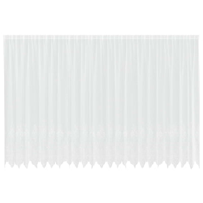Vidaxl kantgordijn wit 240 x 600 cm polyester