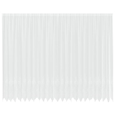 Vidaxl kantgordijn wit 280 x 600 cm polyester