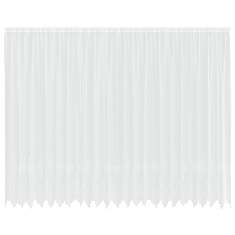 Vidaxl kantgordijn wit 280 x 600 cm polyester