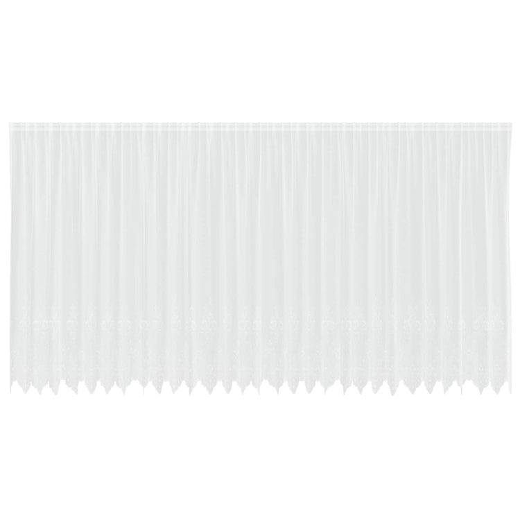 Vidaxl kantgordijn wit 240x750cm polyester