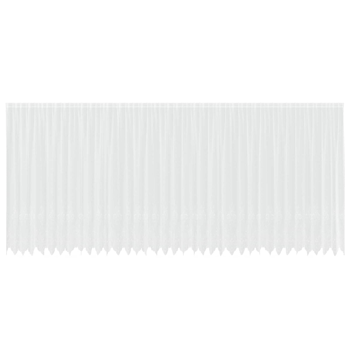 Vidaxl kantgordijn met gordijnen wit 900 x 240 cm polyester