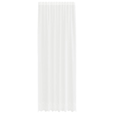Vidaxl kantgordijn wit 280 x 150 cm polyester