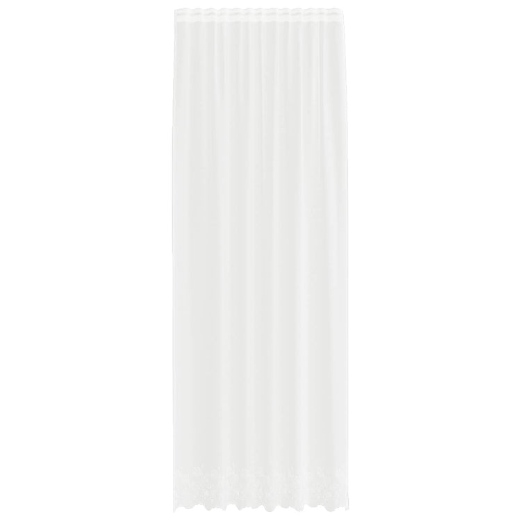 Vidaxl kantgordijn wit 300 x 150 cm polyester