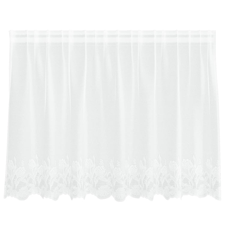 Vidaxl kantgordijn wit 200 x 120 cm polyester
