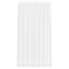 Vidaxl kantgordijn met gordijnen bloemen wit 200 x 200 cm polyester