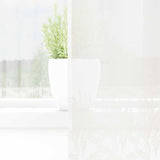 Vidaxl kantgordijn wit 80 x 300 cm polyester - afbeelding 3
