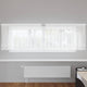 Vidaxl kantgordijn wit 80 x 300 cm polyester