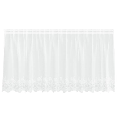 Vidaxl kantgordijn wit 80 x 300 cm polyester