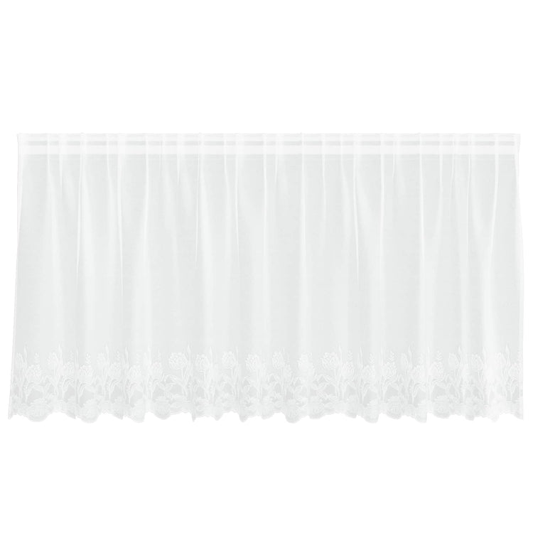 Vidaxl kantgordijn wit 120 x 300 cm polyester