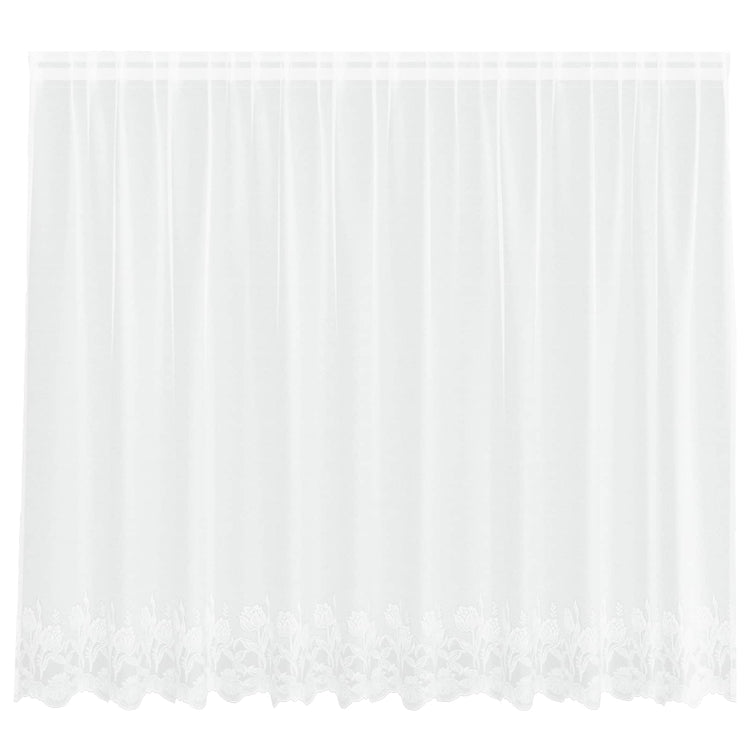 Vidaxl kantgordijn wit 300 x 140 cm polyester