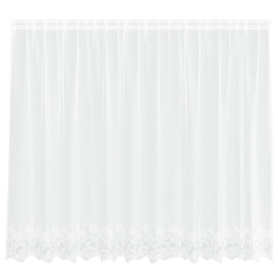 Vidaxl kantgordijn wit 180 x 300 cm polyester
